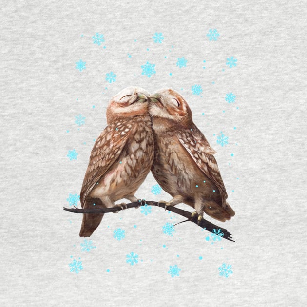 Winter owls by kodamorkovkart